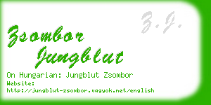 zsombor jungblut business card